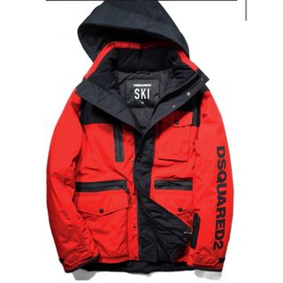 DSQUARED2 SKI COLLECTION 赤ダウンジャケット