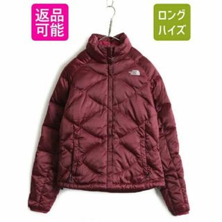 ノースフェイス(THE NORTH FACE) ダウンジャケット(レッド/赤色系)の