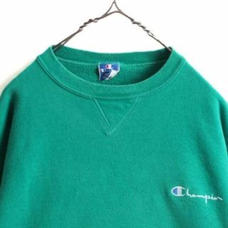 Champion - 90s USA製 チャンピオン 前V スウェット トレーナー 裏起毛