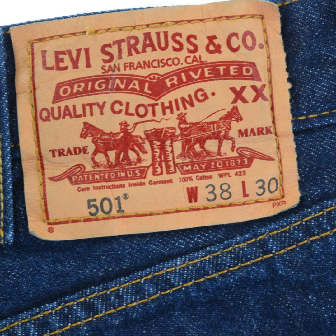 Levi's リーバイス 00s 501 ボタン裏333M ボタンフライ ヴィンテージデニムパンツ インディゴ