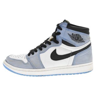 ナイキ(NIKE)のNIKE ナイキ AIR JORDAN 1 RETRO HIGH OG UNIVERCITY BLUE 55088-134 エアジョーダン1ハイユニバーシティーブルー ハイカットスニーカー シューズ US9/27.0cm 555088-134(スニーカー)