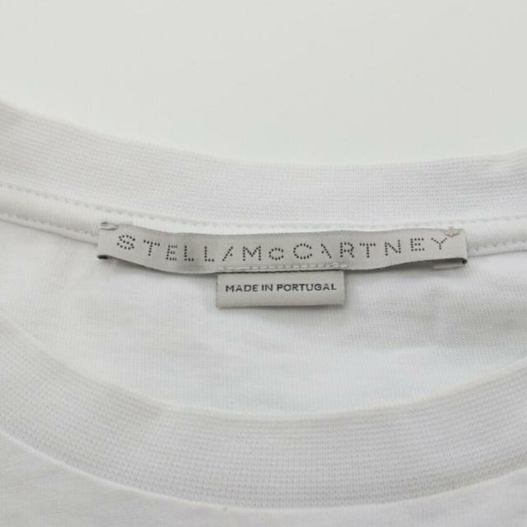 Stella McCartney(ステラマッカートニー)の Tシャツ クルーネック 半袖 ロゴプリント コットン ホワイト レディースのトップス(Tシャツ(半袖/袖なし))の商品写真