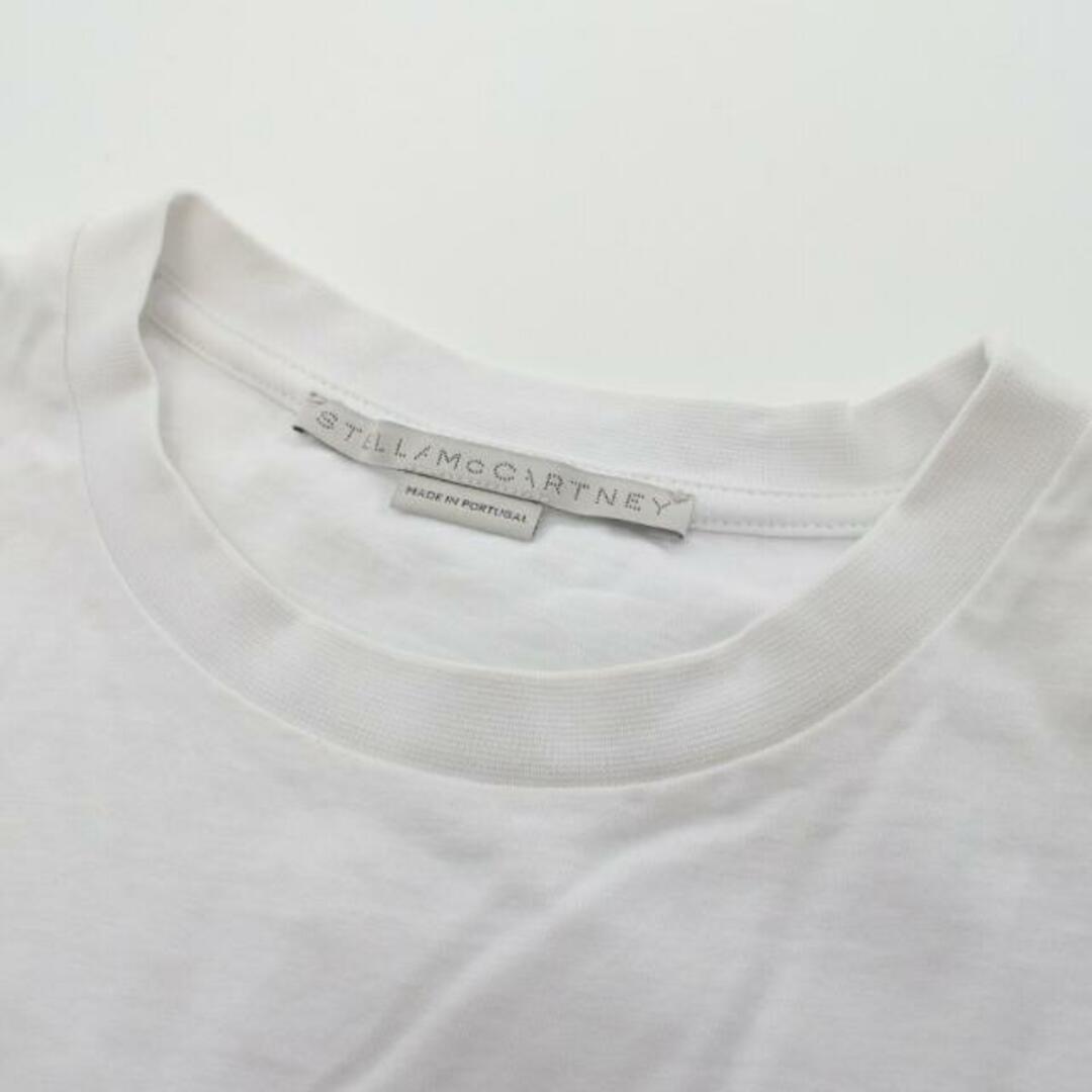 Tシャツ クルーネック 半袖 ロゴプリント コットン ホワイト 7