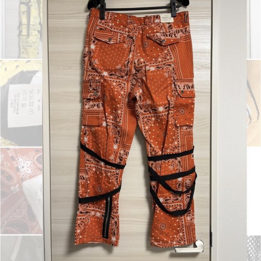 OFF-WHITE(オフホワイト)のROGIC PAISLEY BONDAGE PANTS ロジック M メンズのパンツ(ワークパンツ/カーゴパンツ)の商品写真