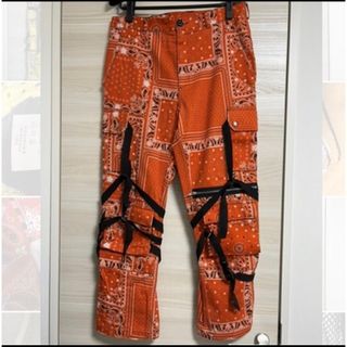 オフホワイト(OFF-WHITE)のROGIC PAISLEY BONDAGE PANTS ロジック M(ワークパンツ/カーゴパンツ)