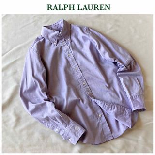 ラルフローレン(Ralph Lauren)のラルフローレン ロゴ スリムフィット オックスフォード BD シャツ ラベンダー(シャツ/ブラウス(長袖/七分))