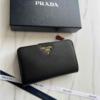 846 極上美品 PRADA プラダ 2つ折り財布