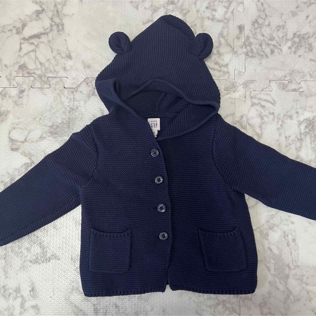 babyGAP(ベビーギャップ)の10/8限定値下げ！babyGAP ブラナンベア ガーターセーター キッズ/ベビー/マタニティのベビー服(~85cm)(カーディガン/ボレロ)の商品写真