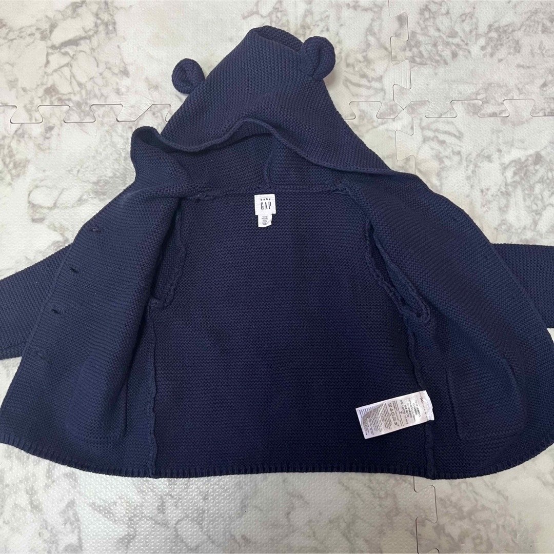 babyGAP(ベビーギャップ)の10/8限定値下げ！babyGAP ブラナンベア ガーターセーター キッズ/ベビー/マタニティのベビー服(~85cm)(カーディガン/ボレロ)の商品写真