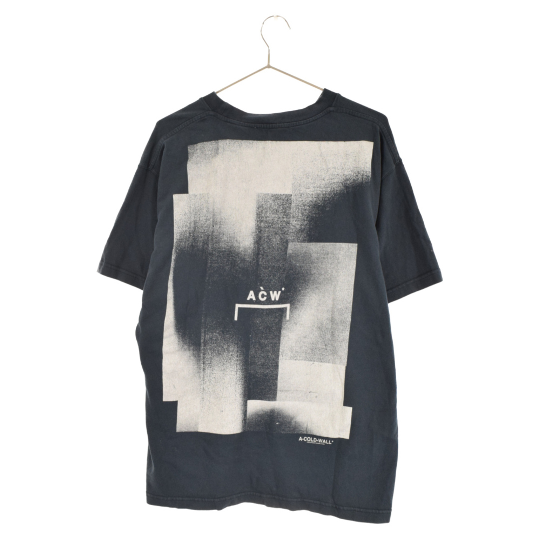 A-COLD-WALL アコールドウォール SIGNATURE GRAPHIC T-SHIRT シグネチャーグラフィックプリント半袖Tシャツ ネイビー ACWMTS039