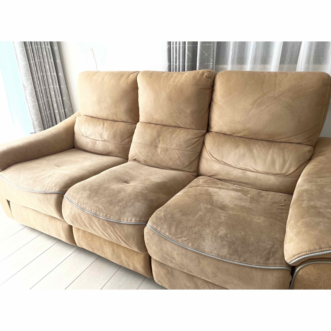 関家具 RELAXFORM バッジオ 3人掛け電動リクライニングソファー-