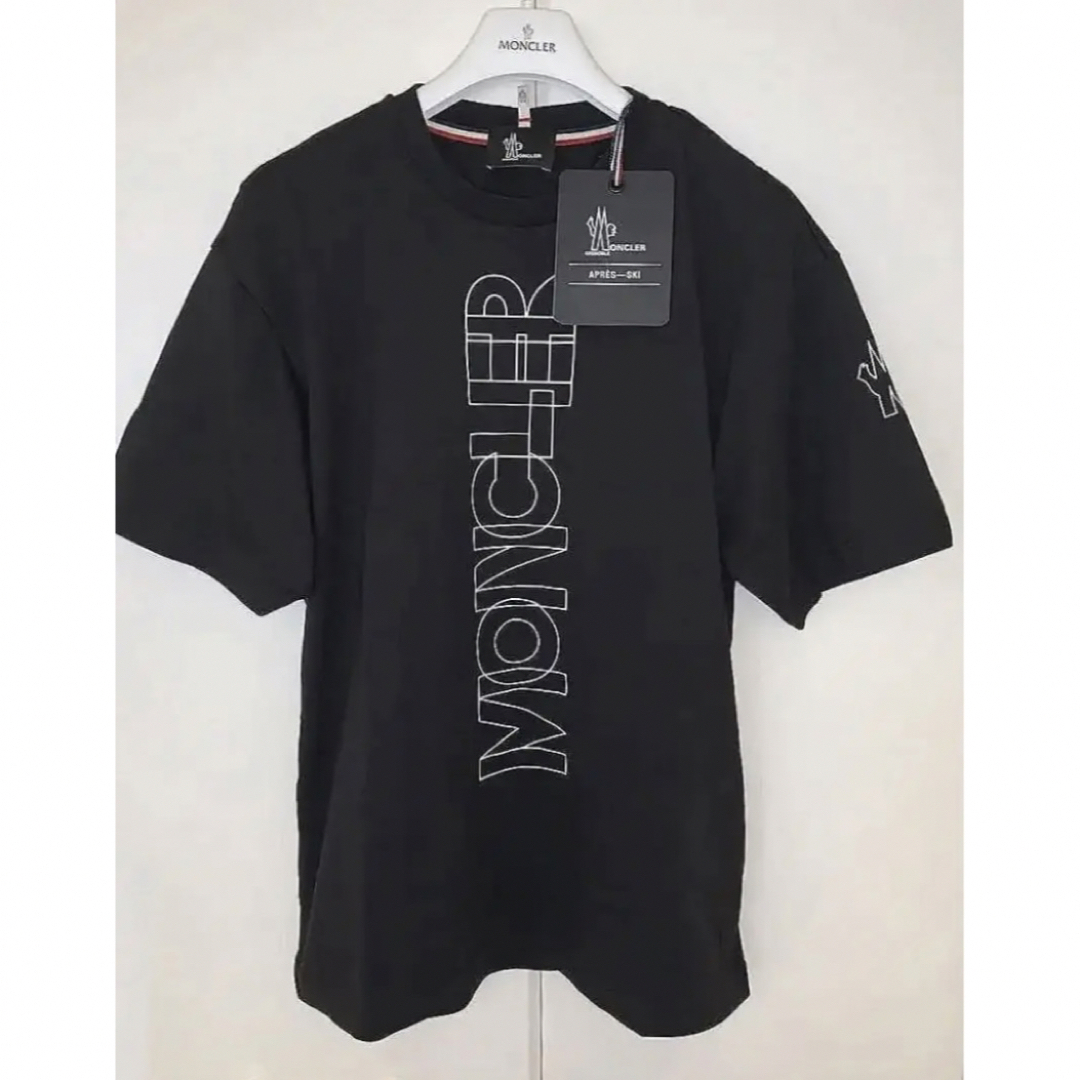 新品タグ付き  MONCLER  モンクレール 白黒2枚　　　　　　ロゴTシャツ 2