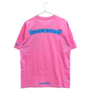 クロムハーツ(Chrome Hearts)のCHROME HEARTS クロムハーツ That Group Scroll Tee ザットグループスクロールTシャツ 半袖カットソー 半袖Tシャツ ピンク(Tシャツ/カットソー(半袖/袖なし))