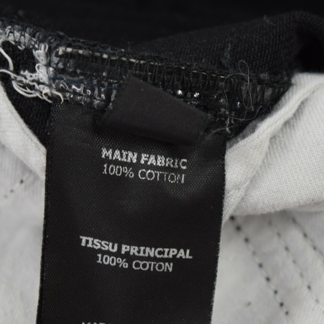 VETEMENTS ヴェトモン 20AW ニーパッチダメージ加工デニムパンツ インディゴブラック MAH20PA030 5