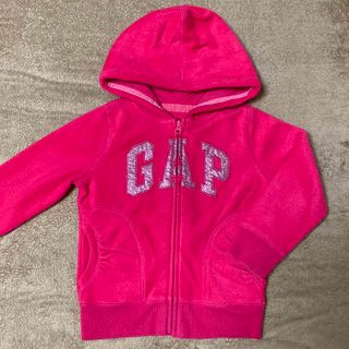 ギャップキッズ(GAP Kids)の【GapKids】ショッキングピンクもこもこパーカー(ジャケット/上着)