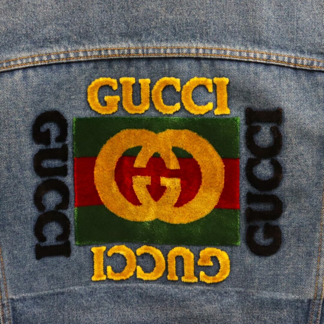 Gucci - GUCCI グッチ 19SS Oversize Denim Jacket with Patches