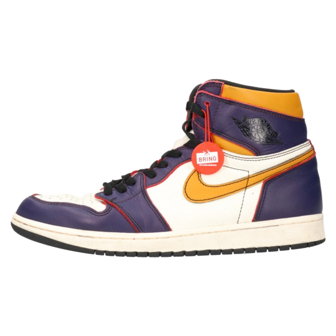 NIKE ナイキ AIR JORDAN 1 RETRO HIGH OG DEFIANT LAKERS エアジョーダン1 ハイカットスニーカー ディフィアント レイカーズ シカゴ US10.5/28.5cm CD6578-507