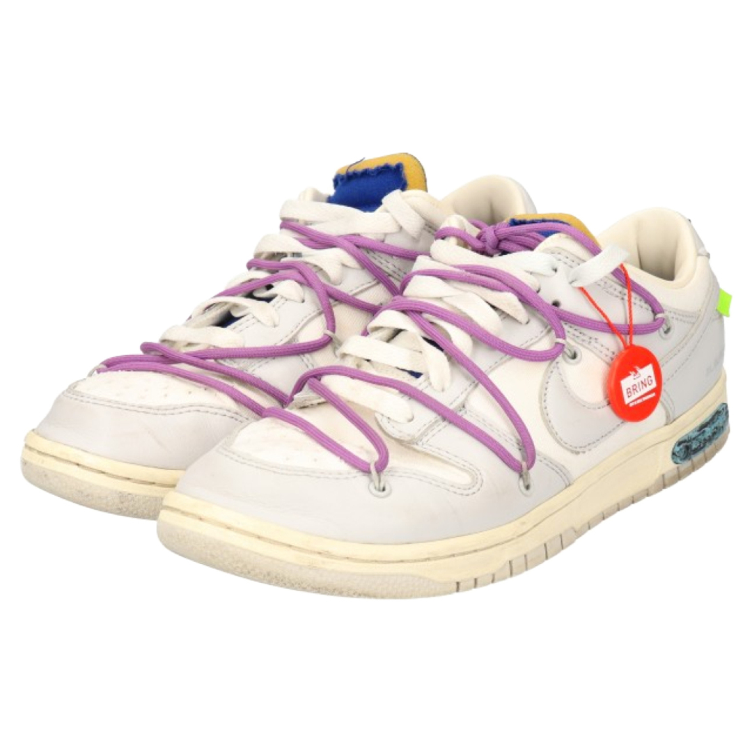 NIKE ナイキ ×OFF-WHITE DUNK LOW 1 OF 50 LOT 48 DM1602‐107 オフホワイト ダンク ローカットスニーカー グレー US9/27.0cm