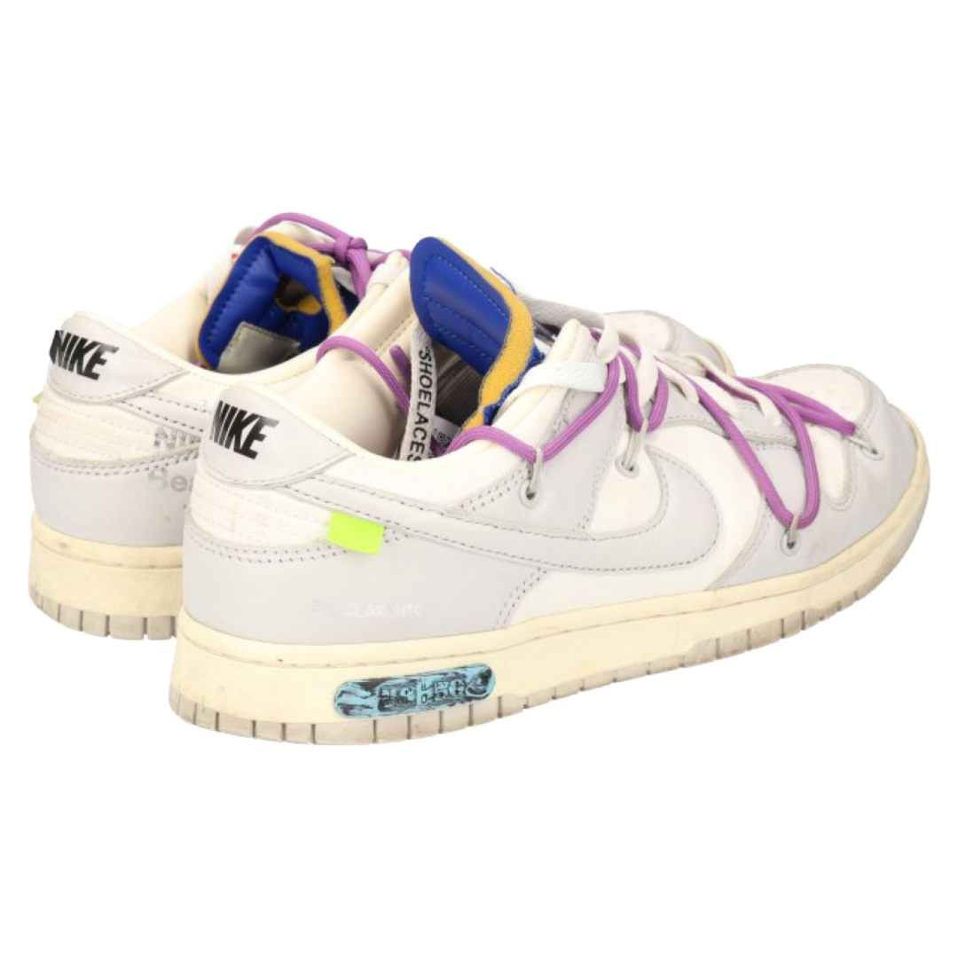 NIKE ナイキ ×OFF-WHITE DUNK LOW 1 OF 50 LOT 48 DM1602‐107 オフホワイト ダンク ローカットスニーカー グレー US9/27.0cm