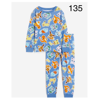 エイチアンドエム(H&M)の新品　ポケモン　パジャマ　長袖　135-140(パジャマ)