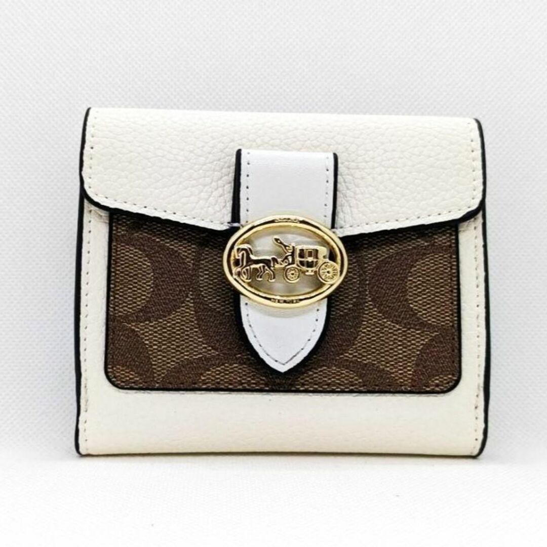 COACH - ✨【匿名配送】✨COACH コーチ 折り財布 シグネチャー 馬車