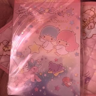 リトルツインスターズ(リトルツインスターズ)のキキララボリュームメモ帳💓新品未開封(ノート/メモ帳/ふせん)