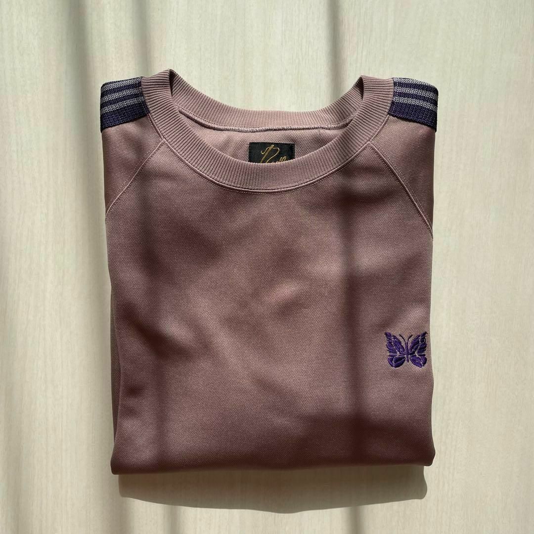 クルーネックTシャツ　L グレー　needles ニードルズ　ニードルス　91