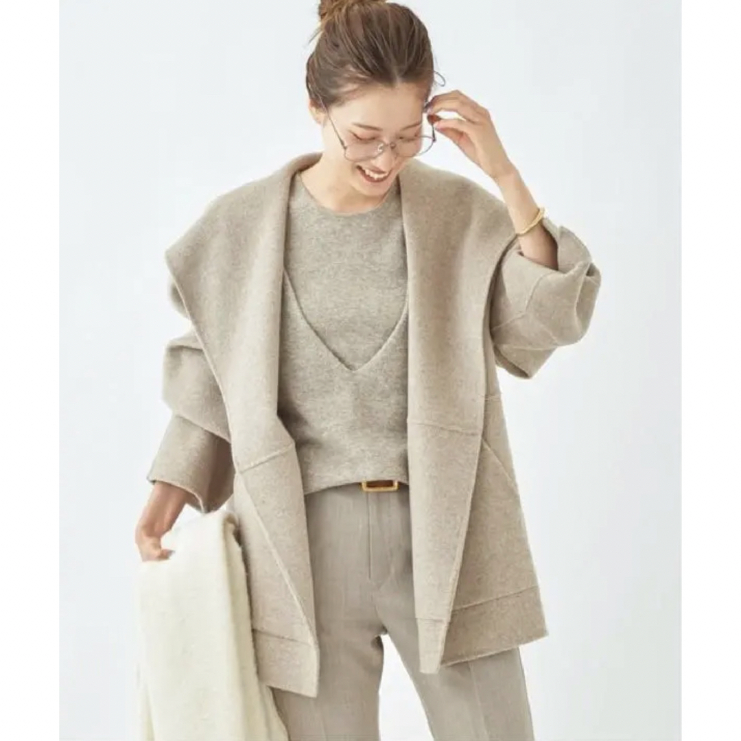 plage♡ハミルトンハーフコート 36 ベージュ 極美品 プラージュ