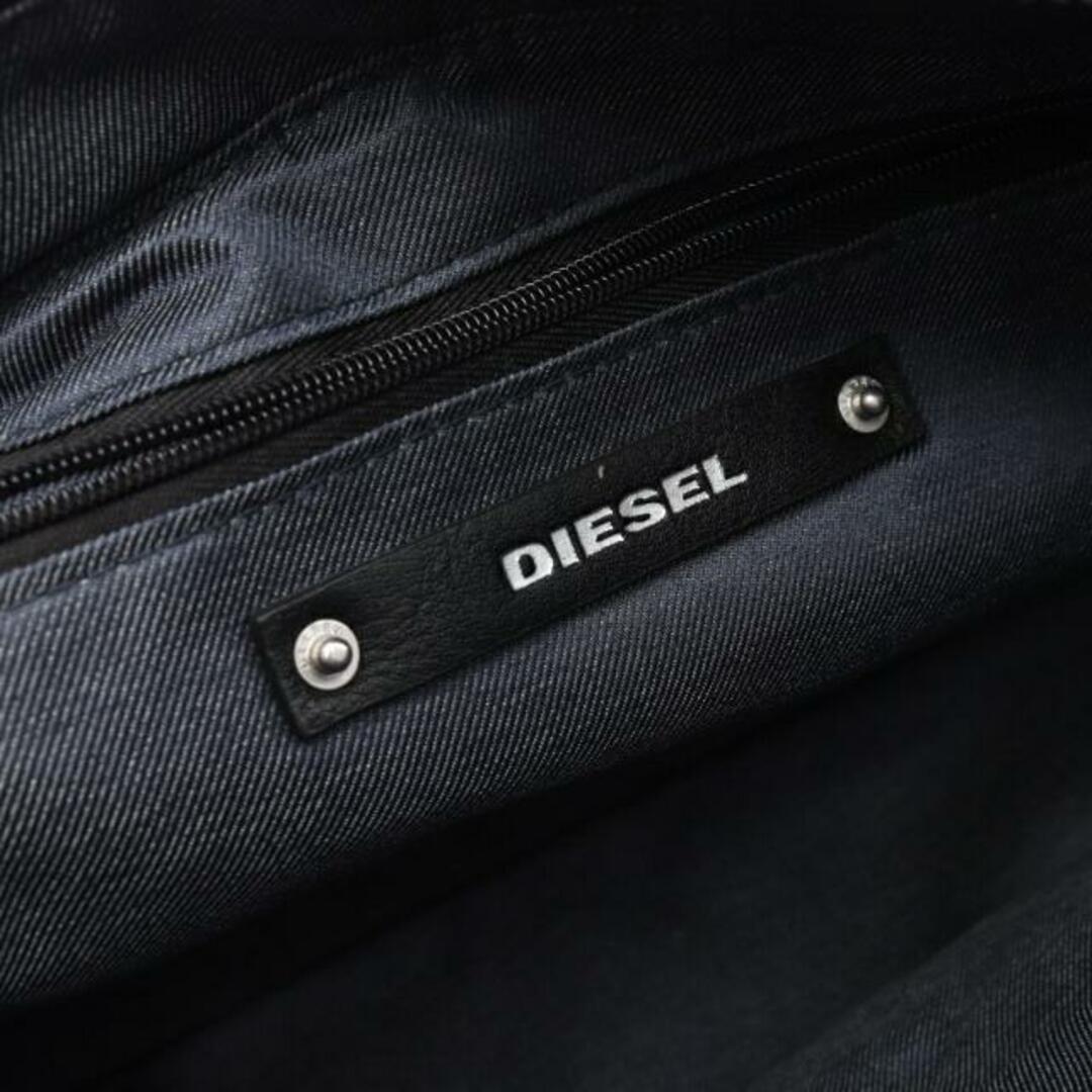 DIESEL(ディーゼル)の ハンドバッグ デニム レザー コーティングキャンバス ライトブルー ブルー ブラック 2WAY レディースのバッグ(ハンドバッグ)の商品写真