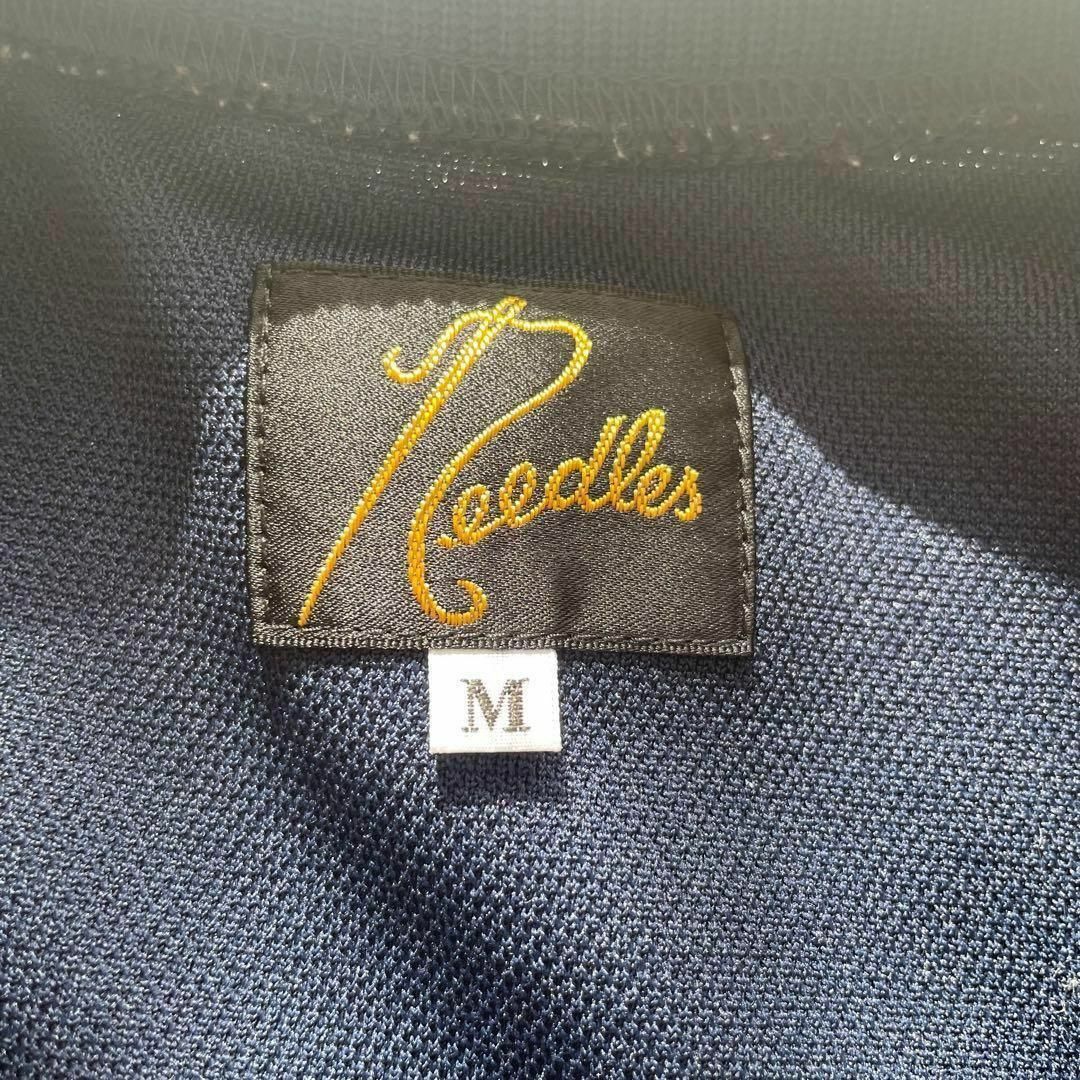 クルーネックシャツ　M ネイビー　グレー　ニードルズ　needles 9