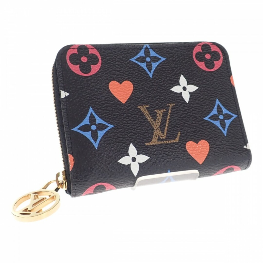 ファッション小物【ABランク】LOUIS VUITTON ルイヴィトン ジッピー・コインパース  小銭入れ M80305 ゲームオン・キャンバス ブラック マルチカラー 【ISEYA】