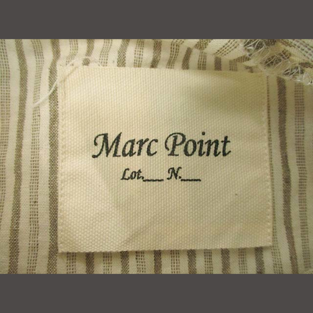 other(アザー)のマークポイント MARC POINT バンドカラーシャツ ストライプ 44 メンズのトップス(シャツ)の商品写真