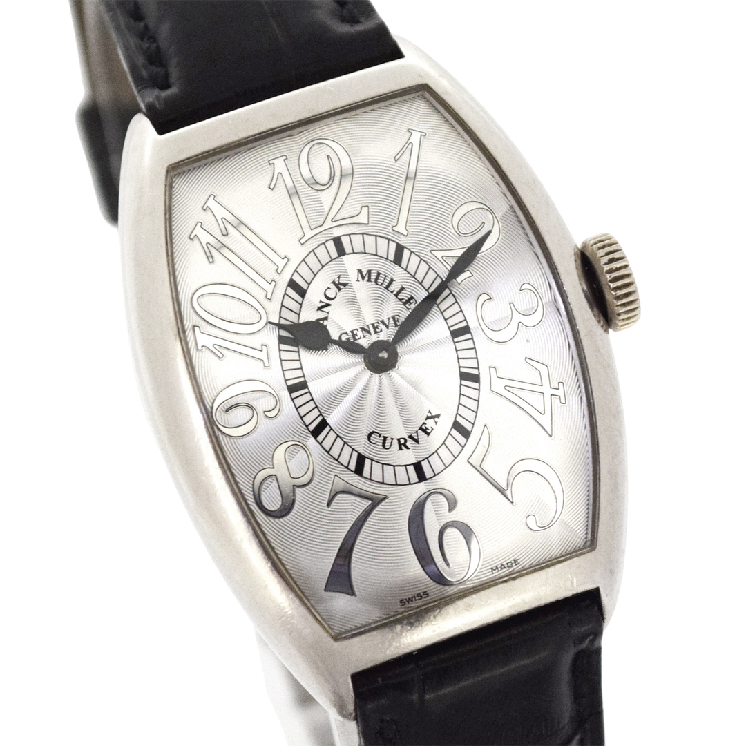 K18WG FRANCK MULLER フランクミュラー  トノーカーベックス レリーフ  5852QZ  メンズ 腕時計