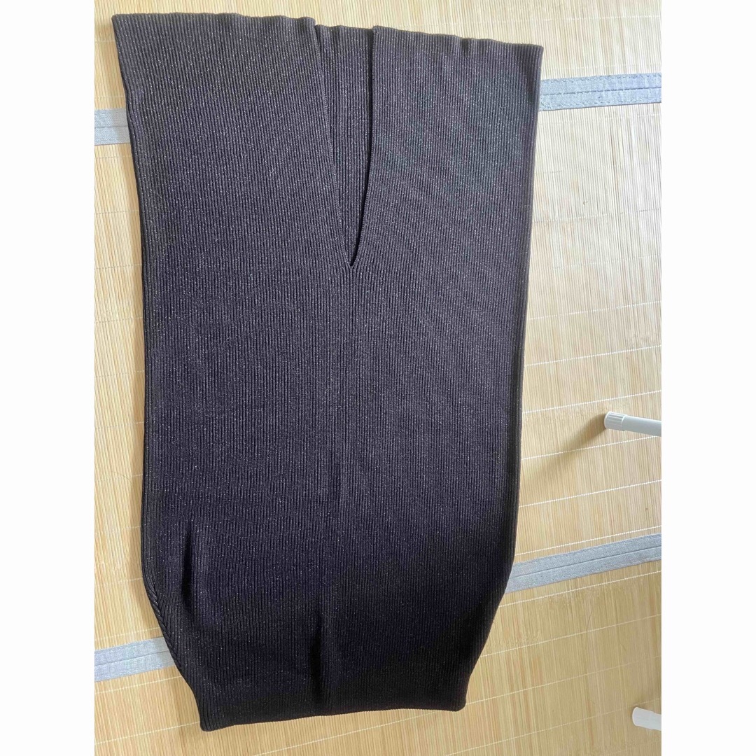 Spick & Span(スピックアンドスパン)のラメリブニットタイトスカート　36サイズ レディースのスカート(ロングスカート)の商品写真