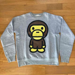 アベイシングエイプ(A BATHING APE)のBAPE babymiloスウェット　Lサイズ(スウェット)