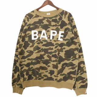 アベイシングエイプ(A BATHING APE)のA BATHING APE アベイシングエイプ 90s 1stカモ スウェット(スウェット)