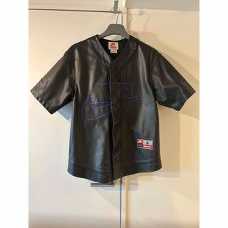 シュプリーム(Supreme)のsupreme Nike baseball Leather Jacket (S)(レザージャケット)