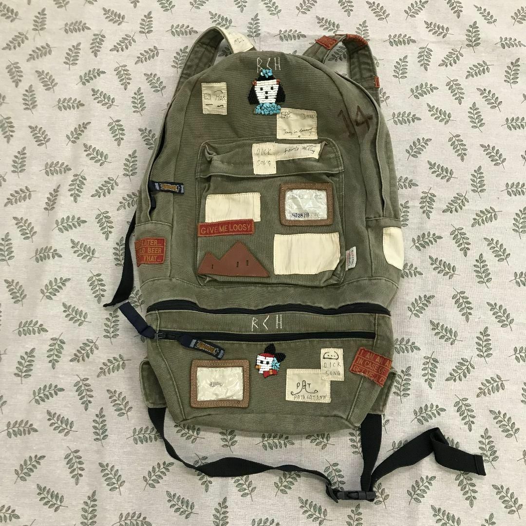 購入後1回しか使っていませんKapital Canvas Seperate ARMY Sack リュック 黒