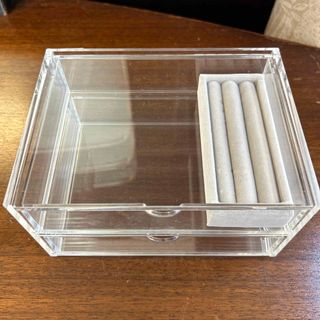 ムジルシリョウヒン(MUJI (無印良品))の無印ジュエリーケース ベロア内箱付き(小物入れ)