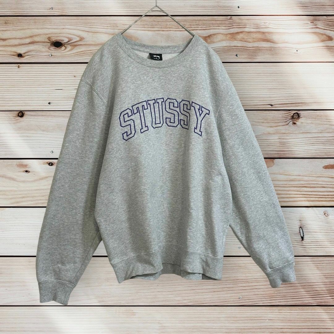STUSSY - 【希少デザイン】ステューシー センター 縁取り 刺繍