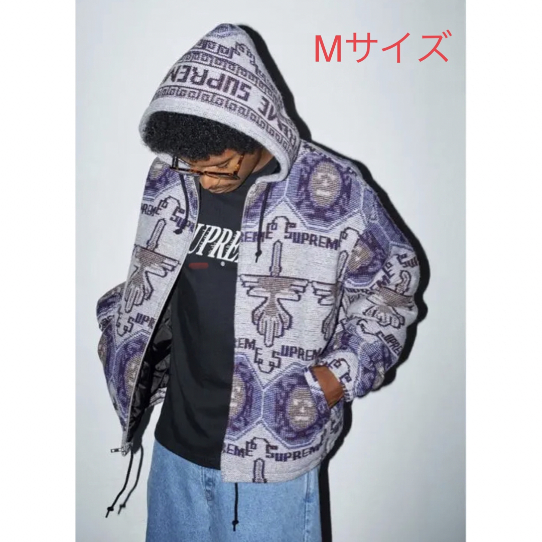 L】Supreme Woven Hooded Jacket - ブルゾン