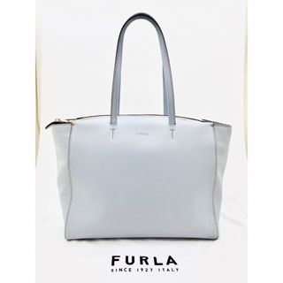 フルラ(Furla)の良品　フルラ　FURLA　レジーナ　ラージ　トート　ライトブルー　レディース(トートバッグ)