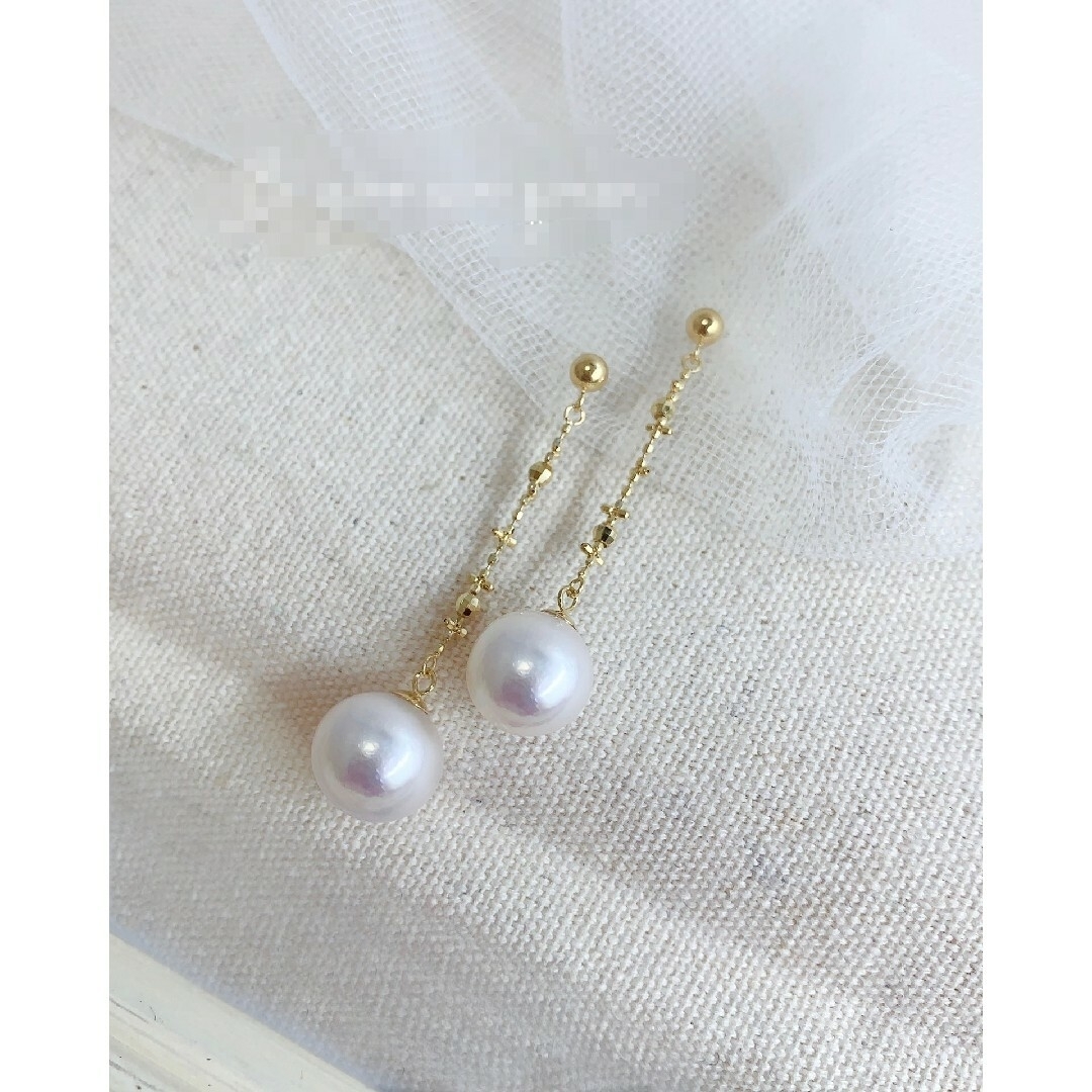 高級】淡水真珠 ピアスk18の通販 by 天然ダイヤモンド&パール's shop