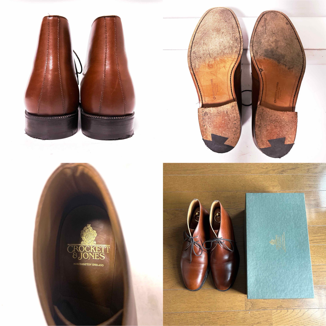 186.CROCKETT&JONES CHERTSEY チャッカブーツ 7.5E