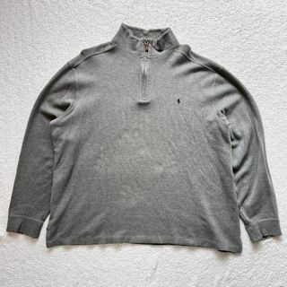 ポロラルフローレン(POLO RALPH LAUREN)の90s POLO RALPH LAUREN ハイネック ハーフジップ ニット(ニット/セーター)