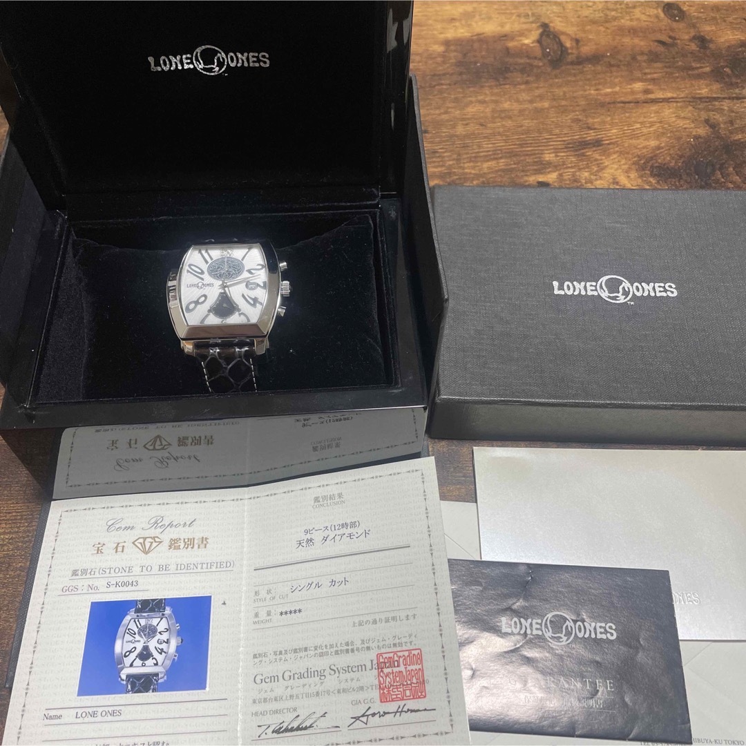LONE ONES/ロンワンズ 世界250本限定リストウォッチ腕時計