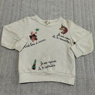 ハッシュアッシュ(HusHush)のHusHusH　長袖トレーナー　100(Tシャツ/カットソー)