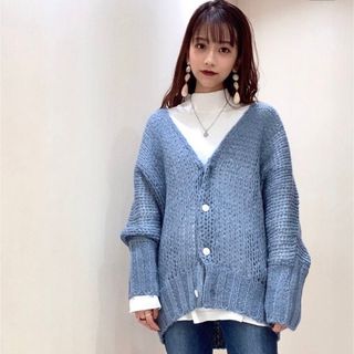 JEANASIS(カーディガン ・ ブルー・ネイビー/青色系)のフリマ JEANASIS(カーディガン ・ ブルー・ネイビー/青色系)のフリマ