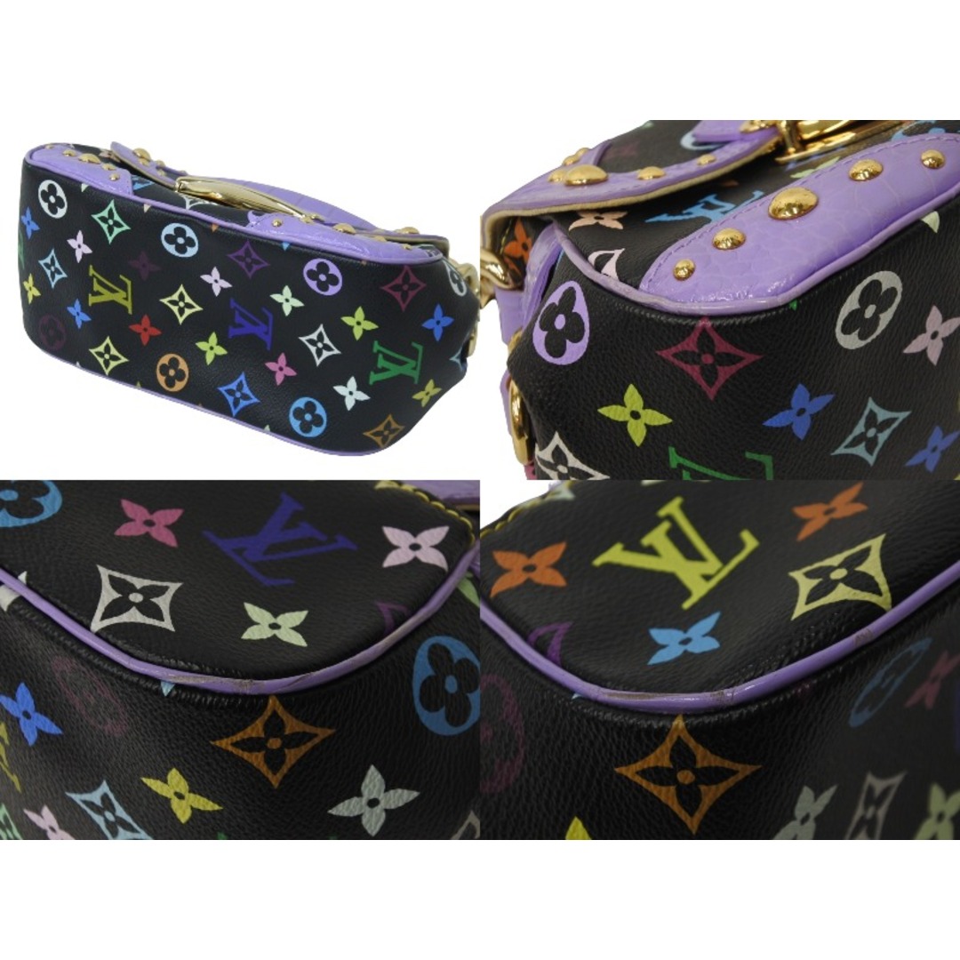 LOUIS VUITTON(ルイヴィトン)のLOUIS VUITTON ルイヴィトン ハンドバッグ マリリン クロコダイル モノグラム マルチカラー パープル M40127 美品 中古 55359 レディースのバッグ(ハンドバッグ)の商品写真