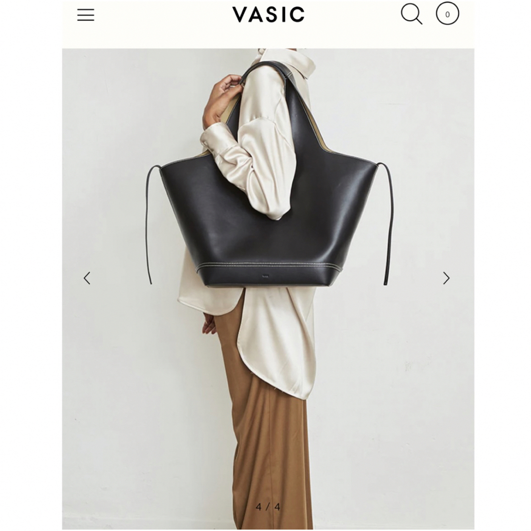 VASIC(ヴァジック)のVASIC 完売MASK黒⭐︎エディターズバッグ レディースのバッグ(トートバッグ)の商品写真